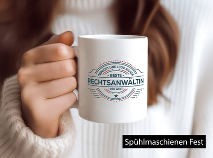 Geprüft und sicher: Rechtsanwältin | Jurstin Anwältin lustiger Spruch Geschenk
