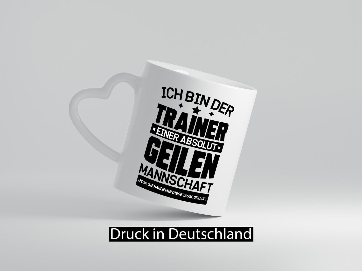 Ich bin Trainer lustiger Spruch Geschenk Humor Geschenkidee Tasse