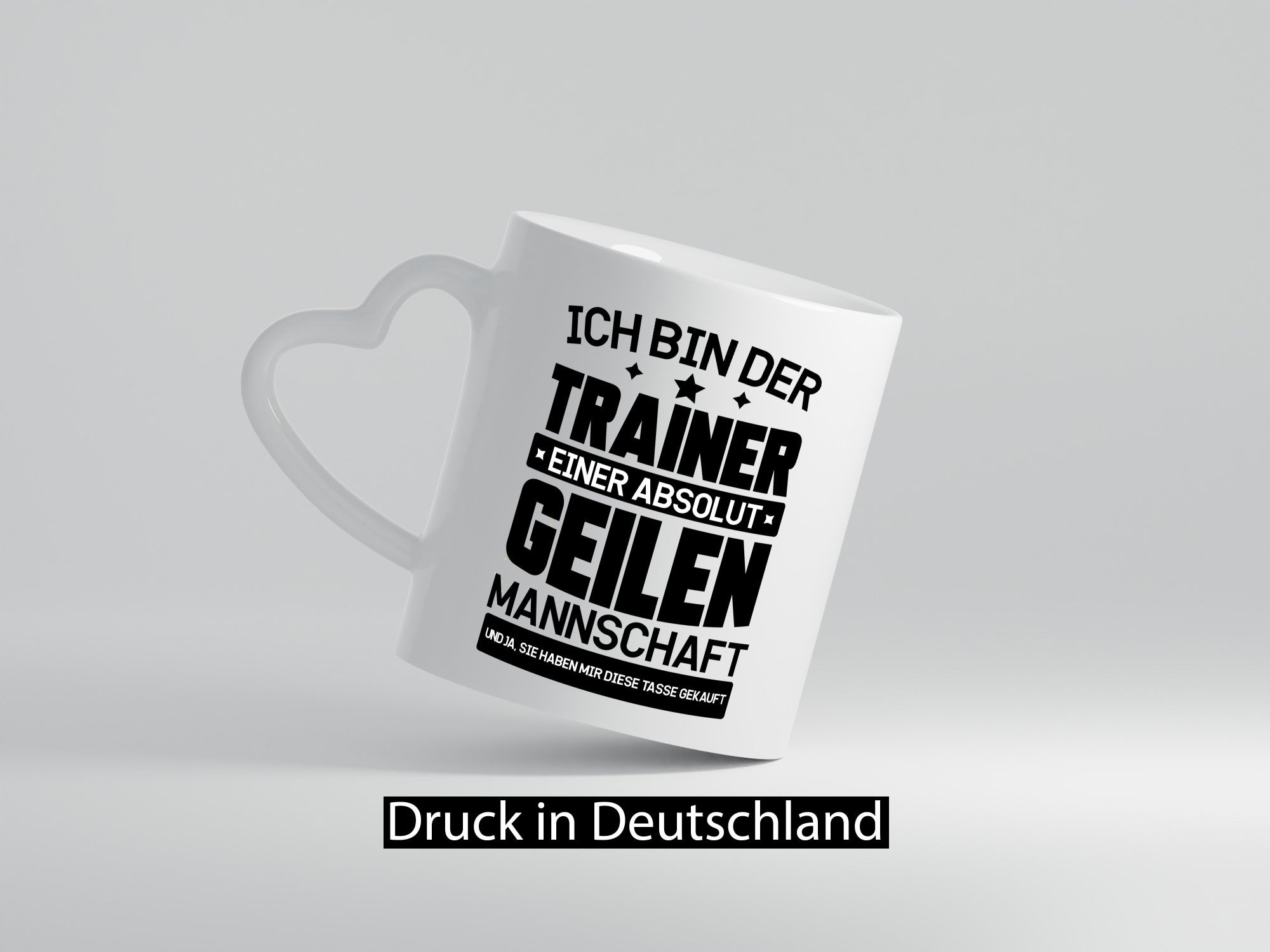 Ich bin Trainer lustiger Spruch Geschenk Humor Geschenkidee Tasse