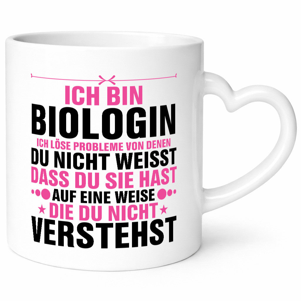 Löse Probleme: Biologin | Biologie Naturforscherin lustig Humor Geschenkidee
