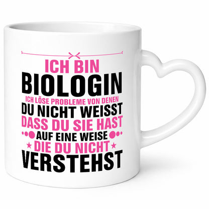 Löse Probleme: Biologin | Biologie Naturforscherin lustig Humor Geschenkidee