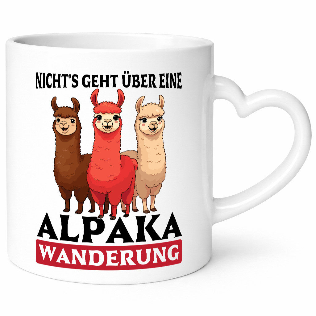 Nichts geht über eine Alpaka Wanderung | Lama Wandern lustig Humor Geschenkidee