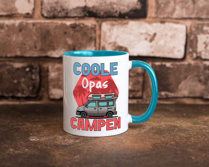 Coole Opas campen | Campingwagen Palmen Geschenk Familie Geschenkidee lustiger