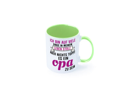 Opa Tasse | Stolzer Großvater Vatertag Enkelkinder Geschenk Familie