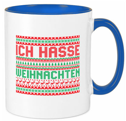 Ich Hasse Weihnachten | Ugly Christmas anti v2 Humor Geschenkidee Tasse