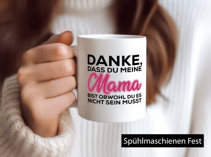 Mutter Liebe | Pflegemutter Tasse Stiefmutter Spruch lustiger Geschenk Familie
