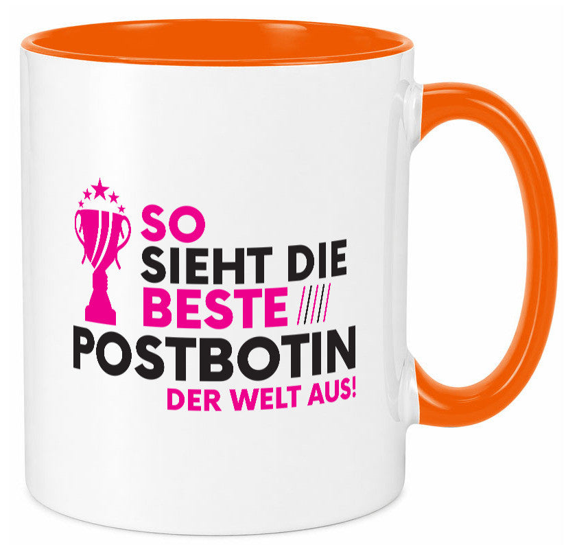 Die Weltbeste Postbotin | Beruf Post Briefträger Geschenkidee Arbeit Kollegen Tasse