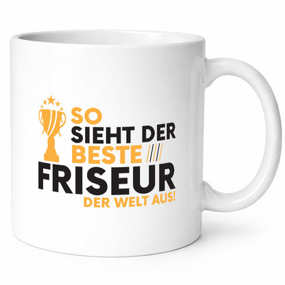 Der Weltbeste Friseur | Frisör Humor Geschenkidee Tasse