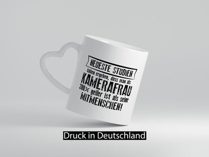 Neuste Studien: Kamerafrau | Kamera Humor Geschenkidee Tasse