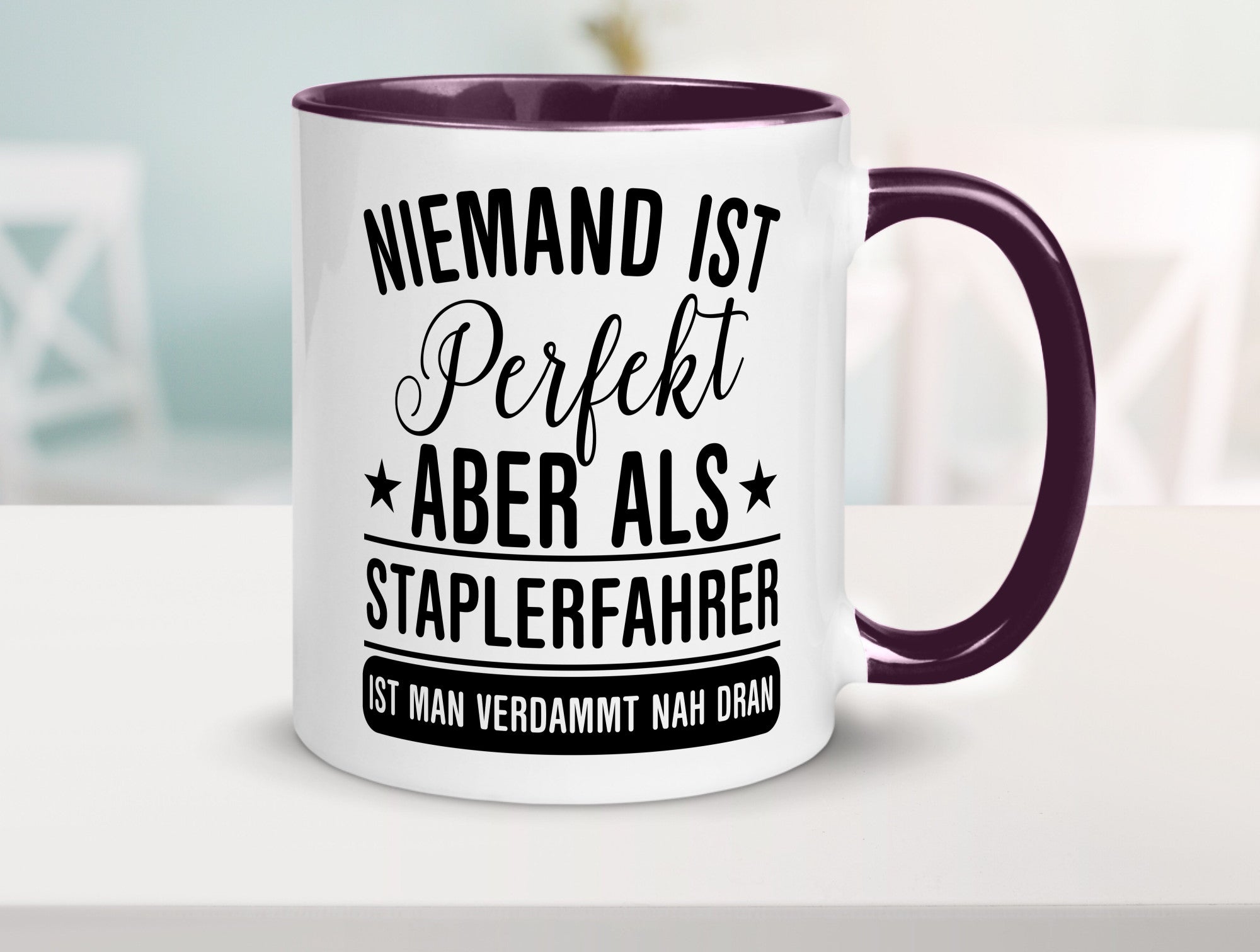 Verdammt nah dran: Staplerfahrer | Gabelstapler Fahrer lustig Humor
