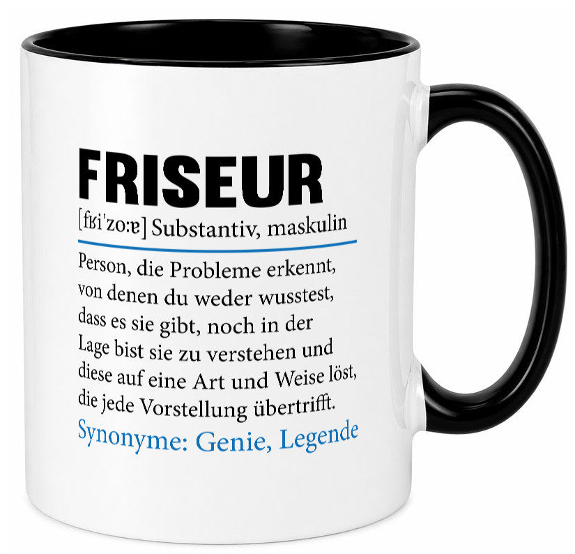 Friseur | Spruch Frisör Beruf lustig Humor Arbeit Kollegen Büro Geschenkidee