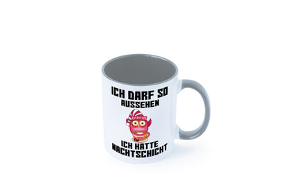 Nachtschicht Eule | Spruch Arbeit müde Nachtjob Geschenkidee Kollegen Büro