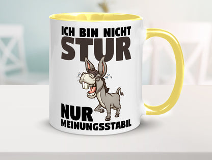 Sturer Esel | Sturkopf Tasse Dickkopf Spruch Humor lustiger Geschenk