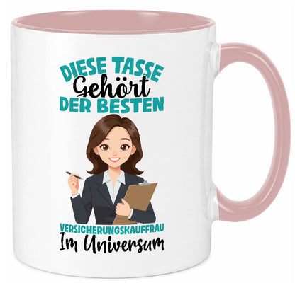 Im Universum: Versicherungskauffrau | Kauffrau lustig Humor Geschenkidee