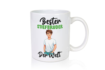 Bester Stiefbruder | Stiefmutter Stiefvater Humor Familie Geschenkidee Tasse