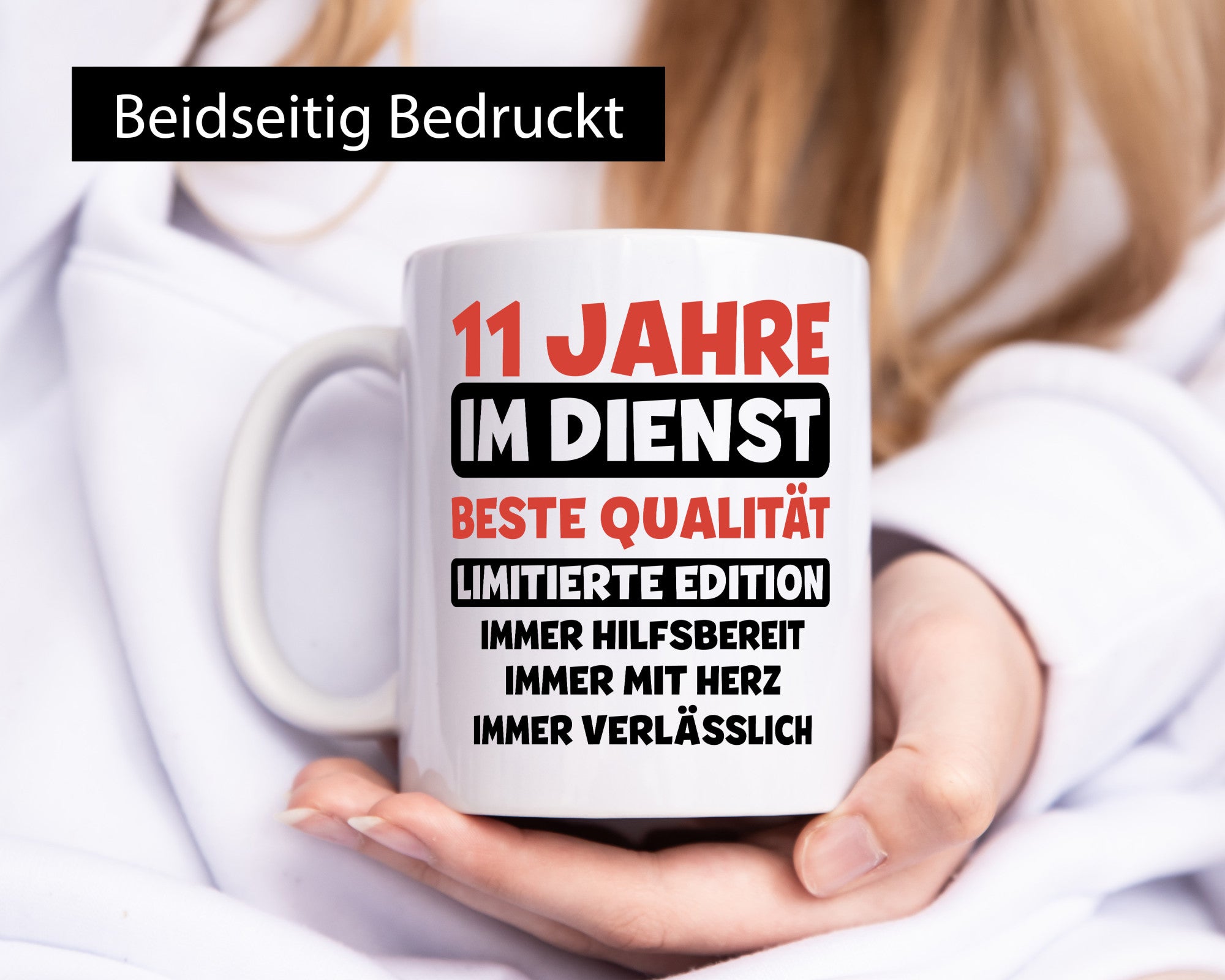 11 Jahre im Dienst | Jubiläum Arbeit v3 Geschenk Kollegen Büro lustiger Spruch