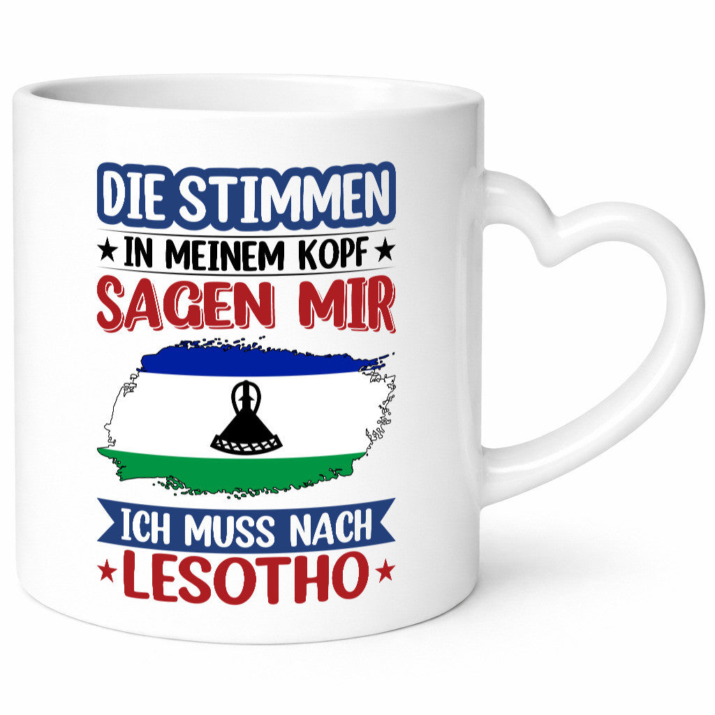 Lesotho | Urlaub Stimmen in meinem Kopf Traumland lustig Humor Geschenkidee
