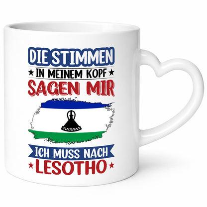 Lesotho | Urlaub Stimmen in meinem Kopf Traumland lustig Humor Geschenkidee