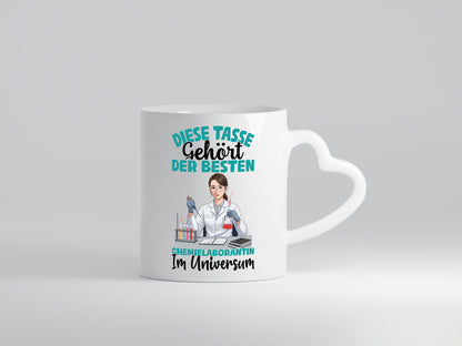 Im Universum: Chemielaborantin | Laborantin Chemie lustiger Spruch Geschenk