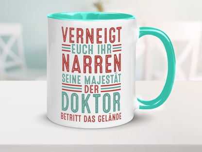 Verneigt euch: Doktor | Doktorand Doktortitel v2 Geschenk Humor Geschenkidee