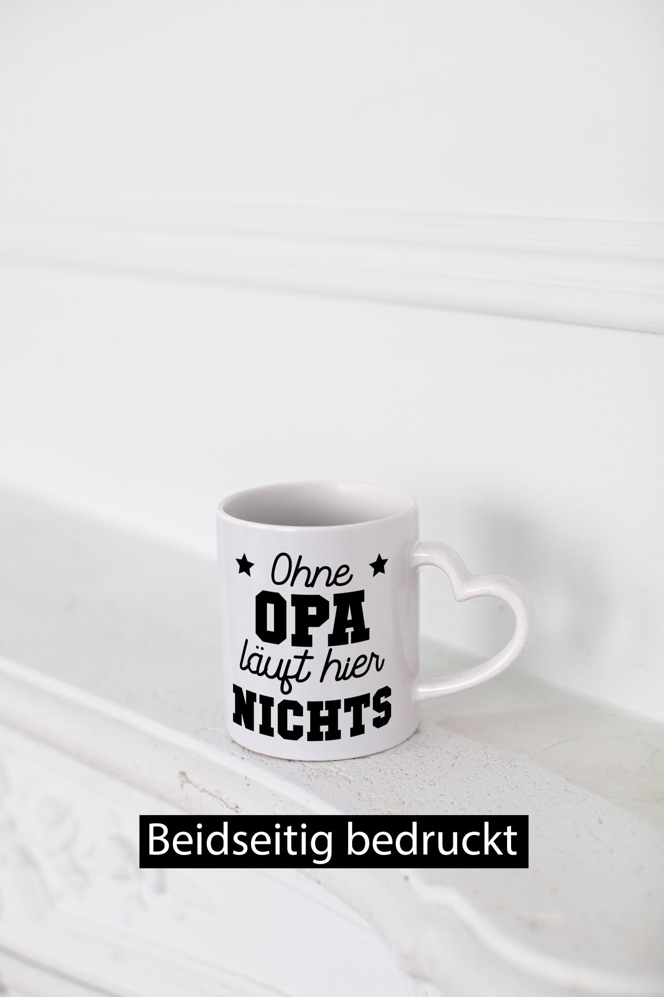 Ohne Opa läuft hier nichts | Großvater lustig Familie Geschenkidee Geschenk Tasse