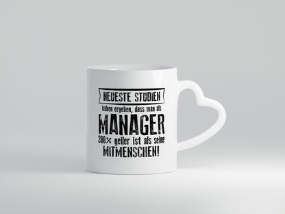 Neuste Studien: Manager | Management lustiger Spruch Geschenk Humor