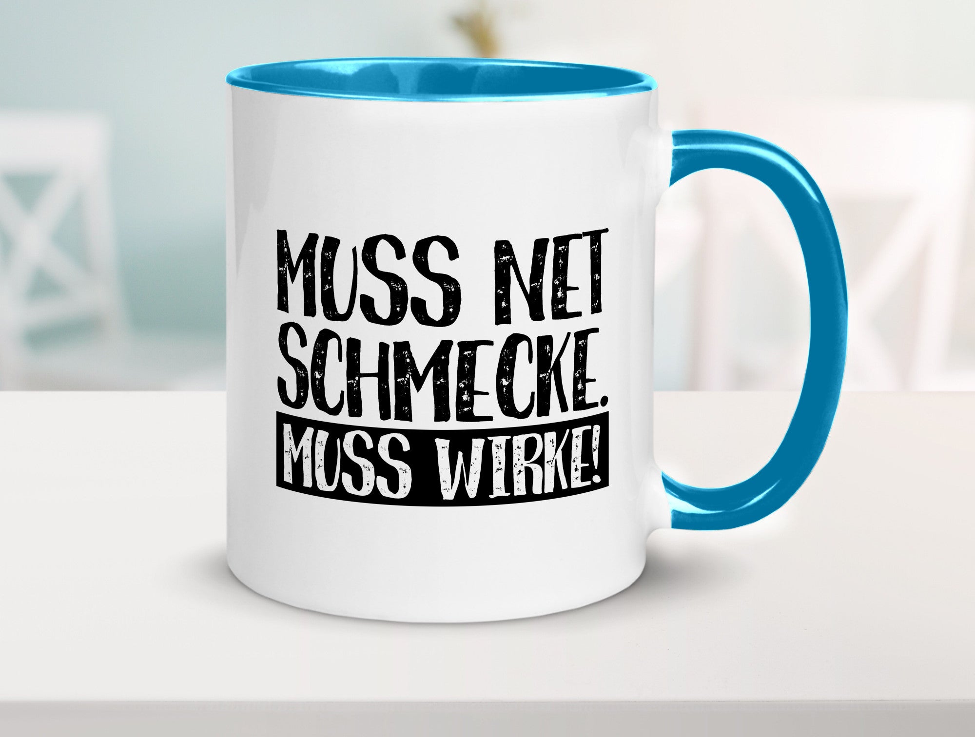 Muss net schmecken, wirken! | Medizin lustig Humor Geschenkidee Geschenk Tasse