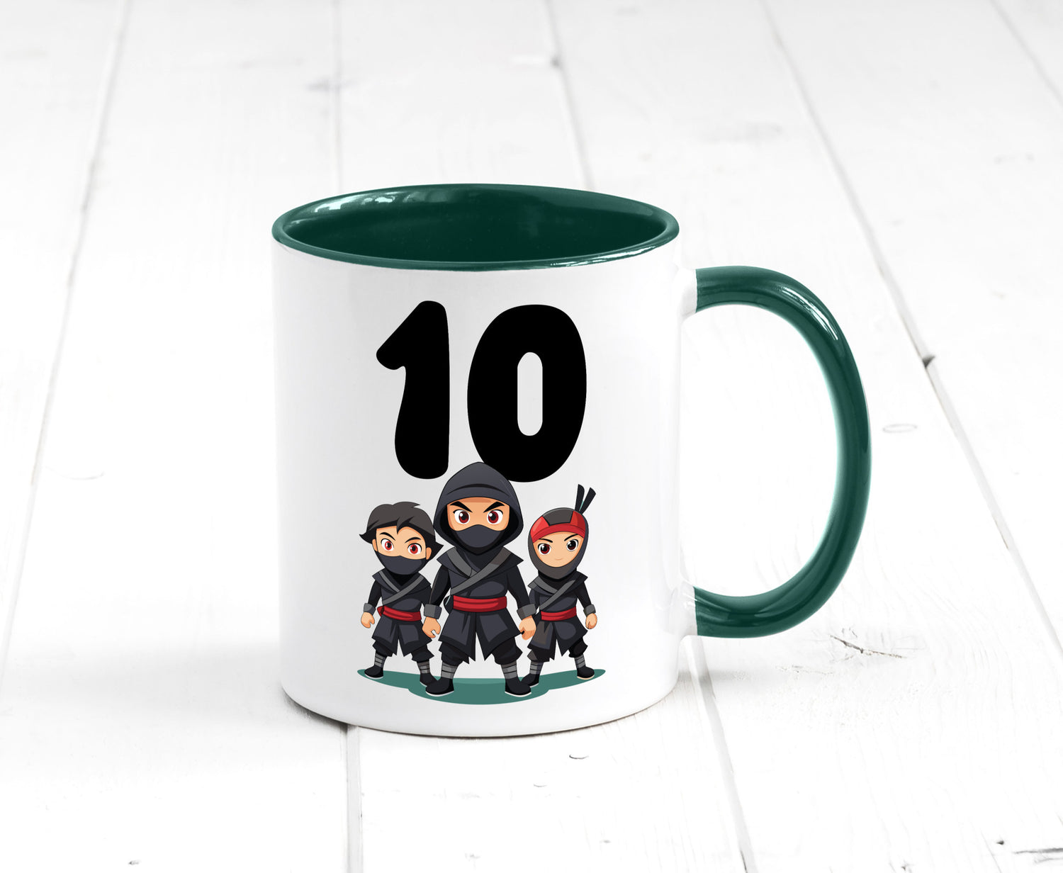 10. Geburtstag | 10 Jahre Ninja Humor Geschenkidee Tasse