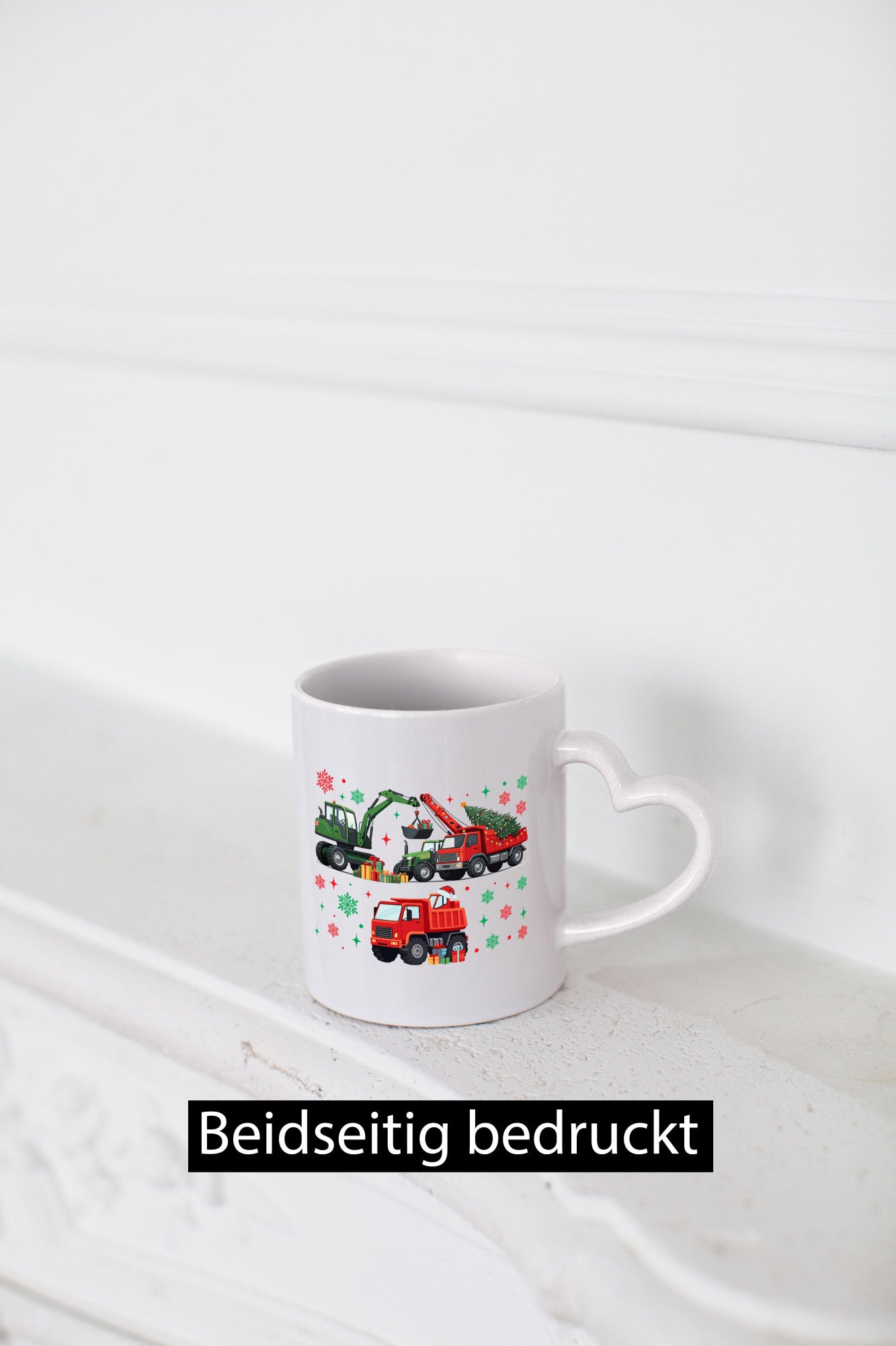 Weihnachten | Baufahrzeuge Bagger Frohe v2 lustiger Spruch Geschenk Humor