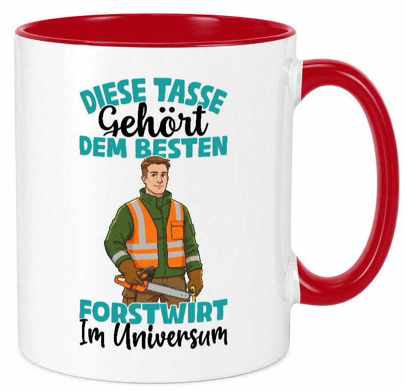 Im Universum: Forstwirt | Waldarbeiter lustig Arbeit Kollegen Büro Geschenk