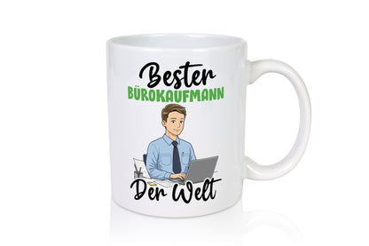 Bester Bürokaufmann | Kaufmann v2 lustig Arbeit Kollegen Büro Geschenk Tasse
