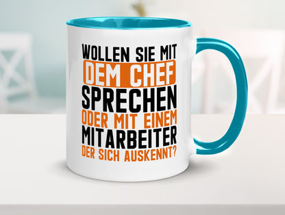 Wollen sie mit dem Chef Sprechen | Mitarbeiter Humor Arbeit Kollegen Büro