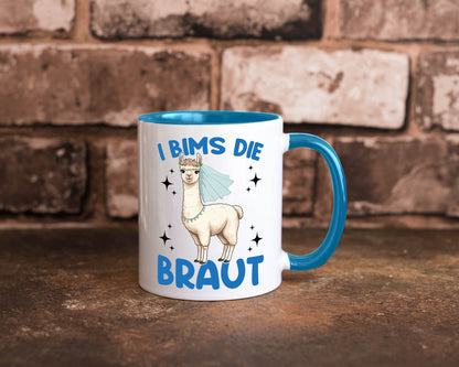 I Bims die Braut | Lama JGA Hochzeit lustig Humor Geschenkidee Geschenk Tasse