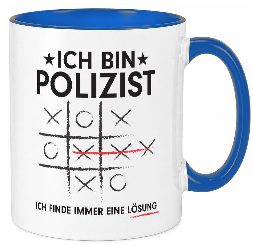 Löse Probleme: Polizist | Polizei Geschenk Humor Geschenkidee lustiger Spruch