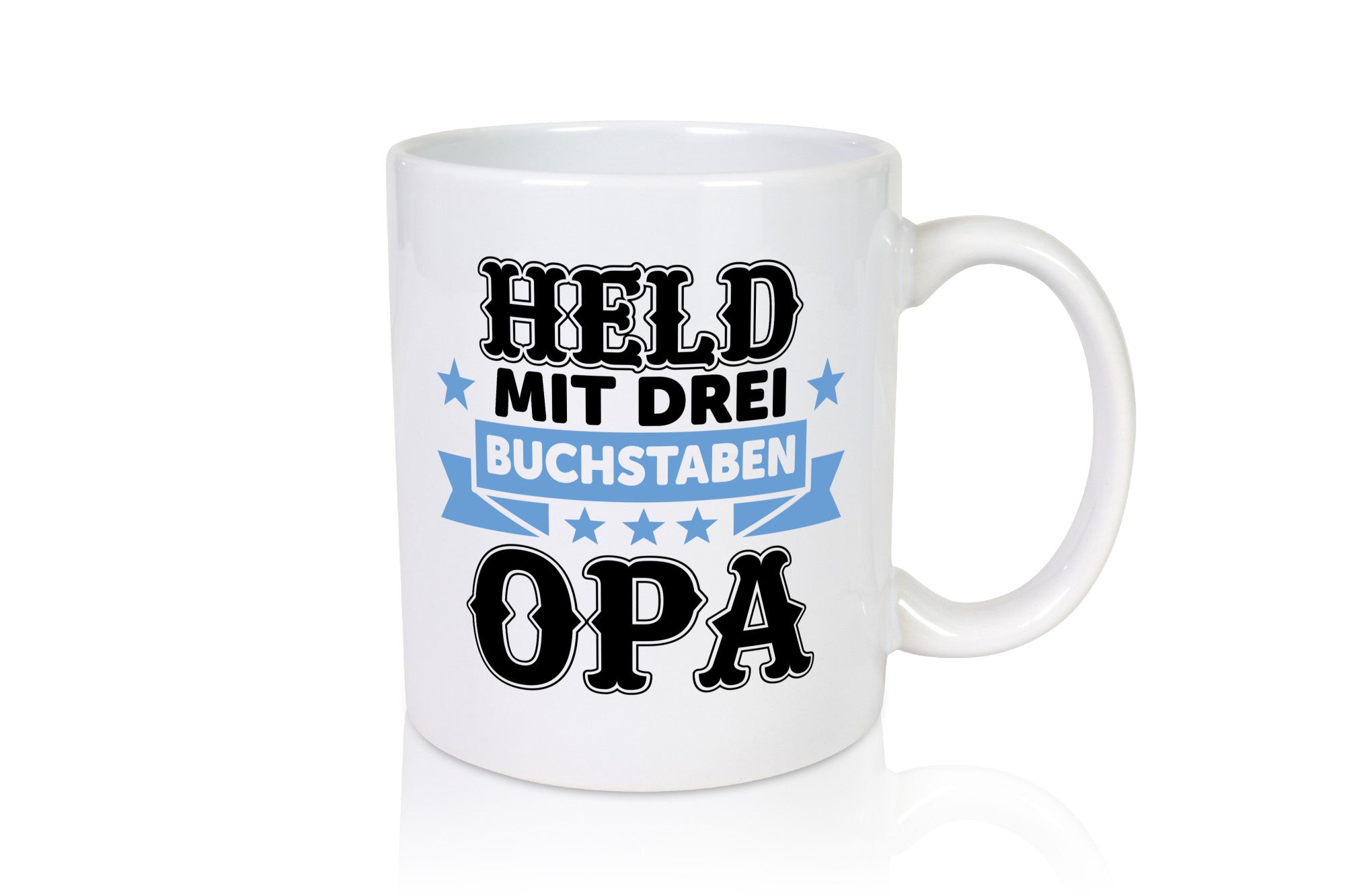 Held, drei Buchstaben, Opa | Held Sterne Auszeichnung lustiger Spruch Geschenk