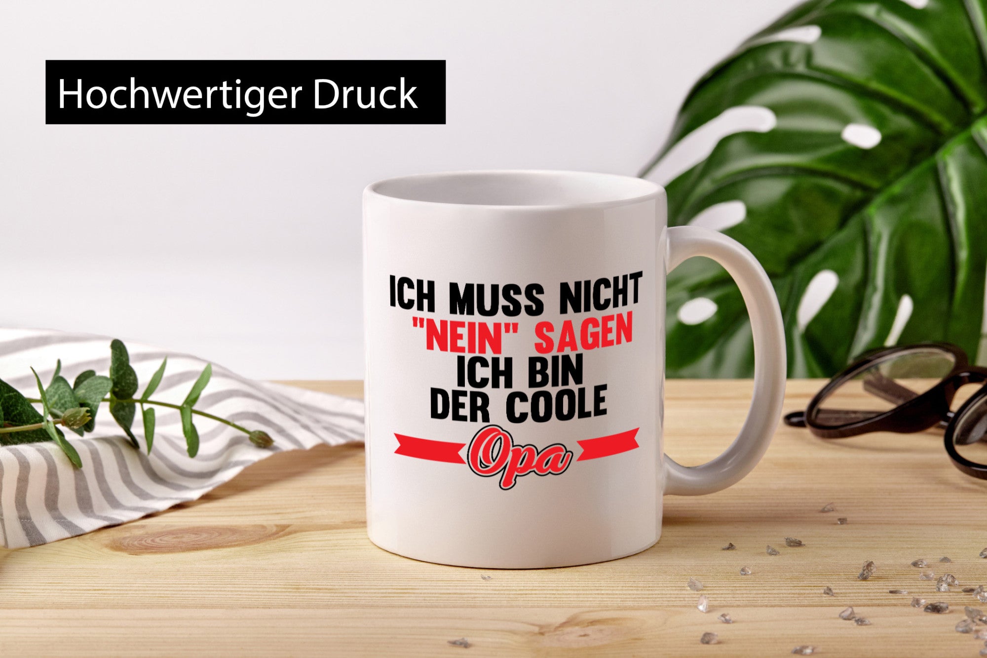 Der Coole Opa | Großvater Enkel Beste Humor Familie Geschenkidee Tasse