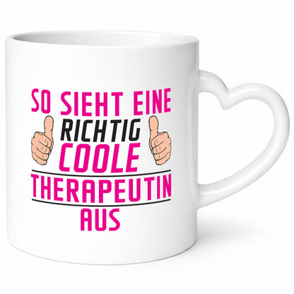 Richtig Coole Therapeutin | Psychotherapie Therapie Humor Geschenkidee Tasse