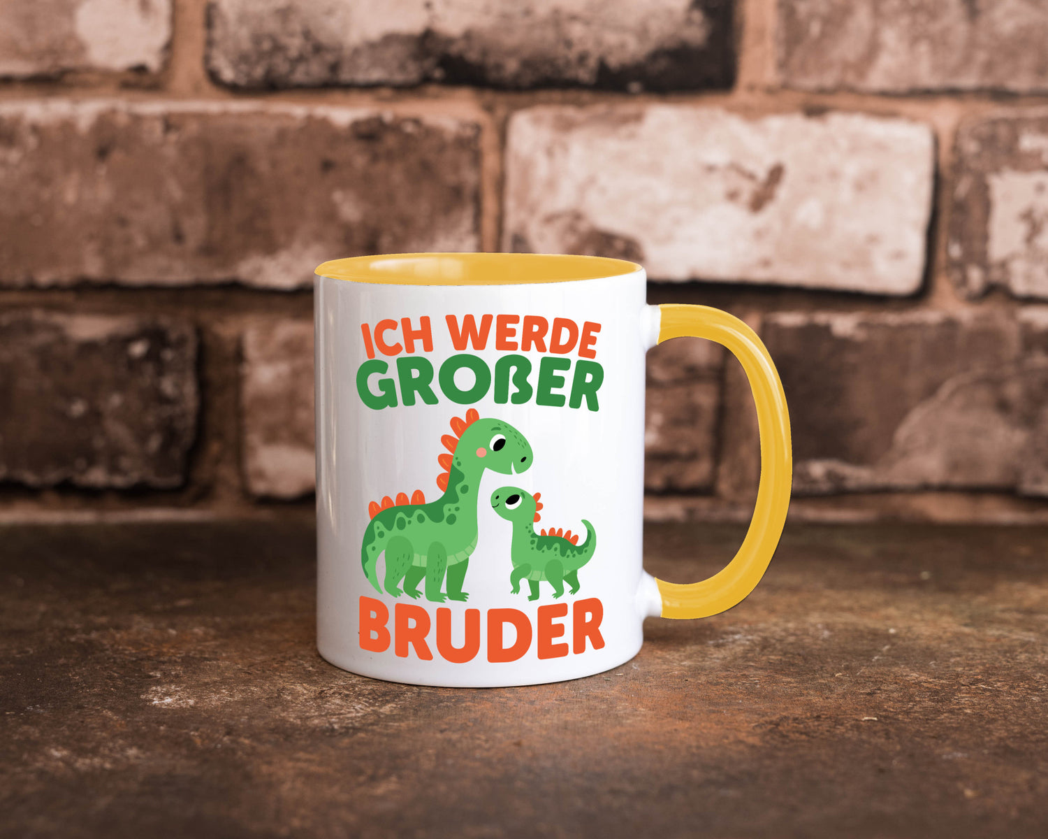 Ich werde Großer Bruder | Dino Brudersaurus lustig Humor Geschenkidee Geschenk