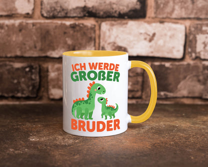Ich werde Großer Bruder | Dino Brudersaurus lustig Humor Geschenkidee Geschenk