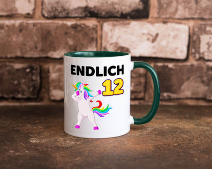 12. Geburtstag | endlich 12 Jahre Einhorn Mädchen lustig Geschenkidee Geschenk