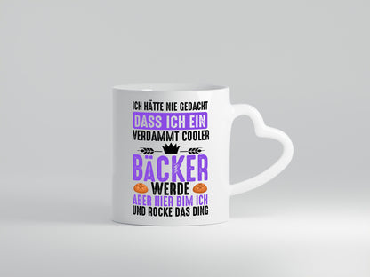 Das ich ein Cooler Bäcker werde aber hier bin Humor Geschenkidee Tasse