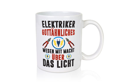 Elektriker Gottähnliches wesen mit macht über Licht Geschenk Humor Geschenkidee