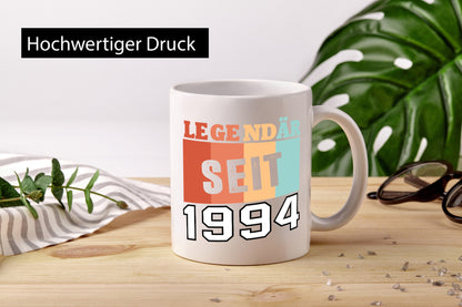 Legendär seit 1994 | Jahrgang Geschenk Humor Geschenkidee lustiger Spruch Tasse