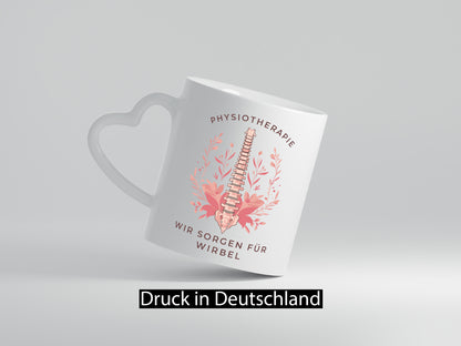 Physiotherapie wir sorgen für wirbel | Therapie lustig Humor Geschenkidee