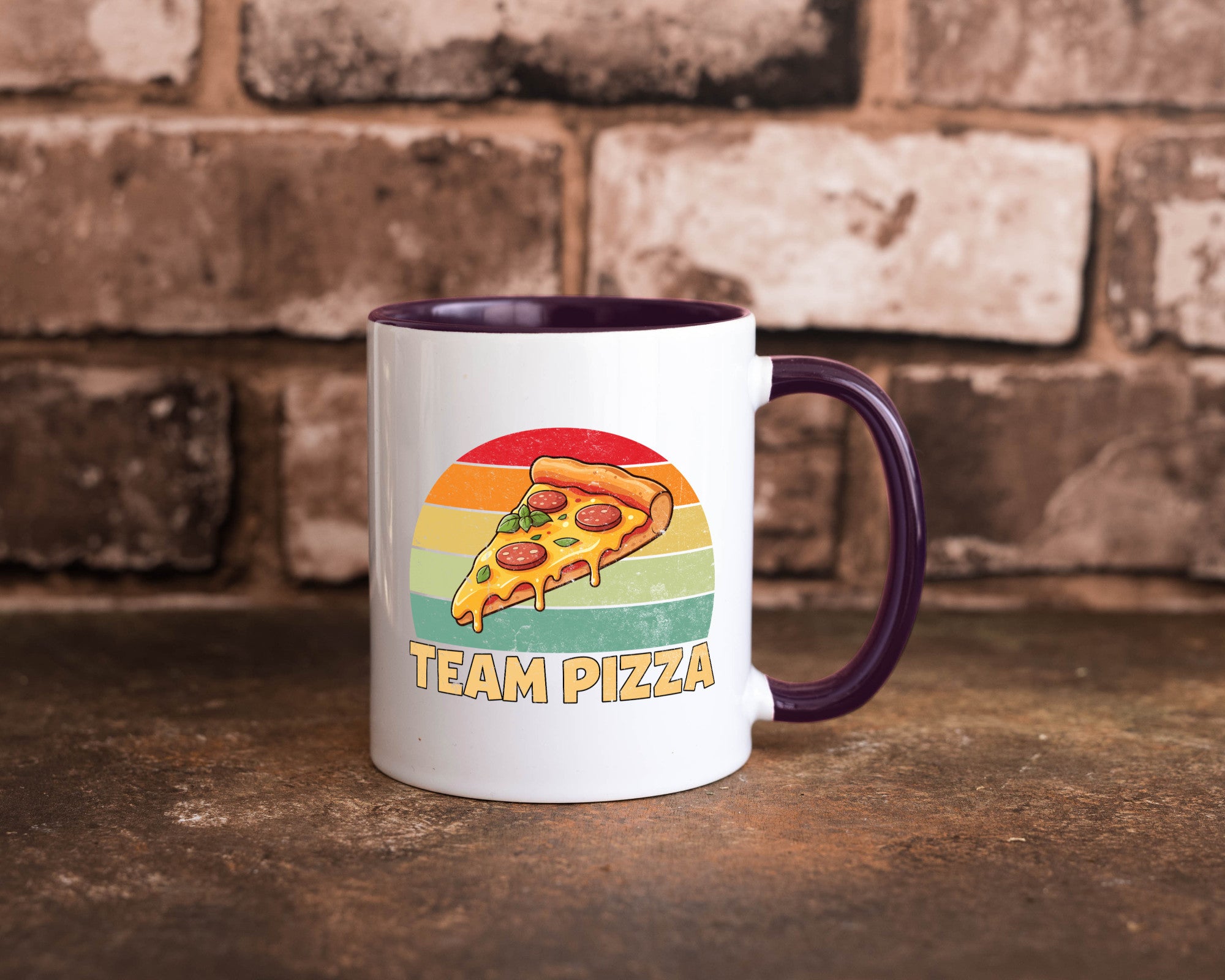 Team Pizza | Pizzaliebhaber Lover v2 Geschenkidee Humor Tasse