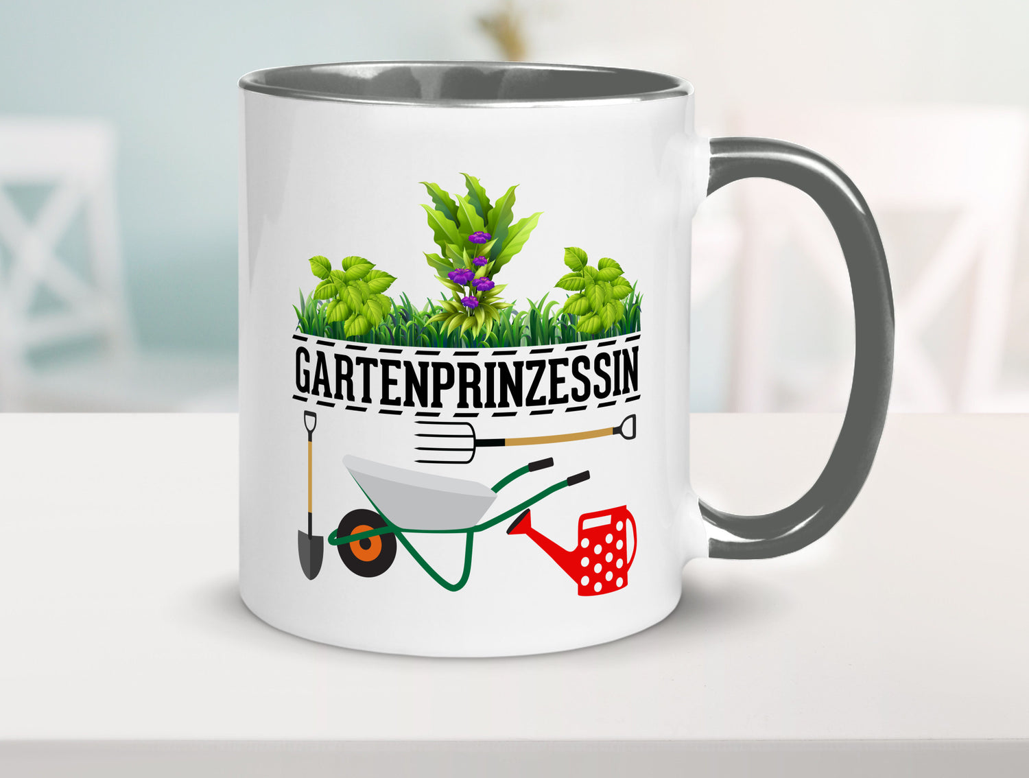 Gartenprinzessin | Gärtnerin Gartenliebhaber Geschenk Humor Geschenkidee