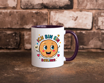 Ich bin ein Berliner | Krapfen Pfannkuchen Humor Geschenkidee Tasse