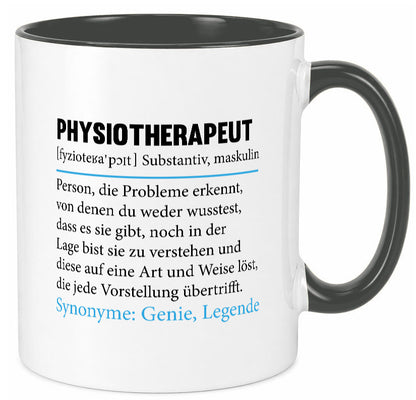 Physiotherapeut | Beruf Spruch Text lustig v2 Humor Arbeit Kollegen Büro