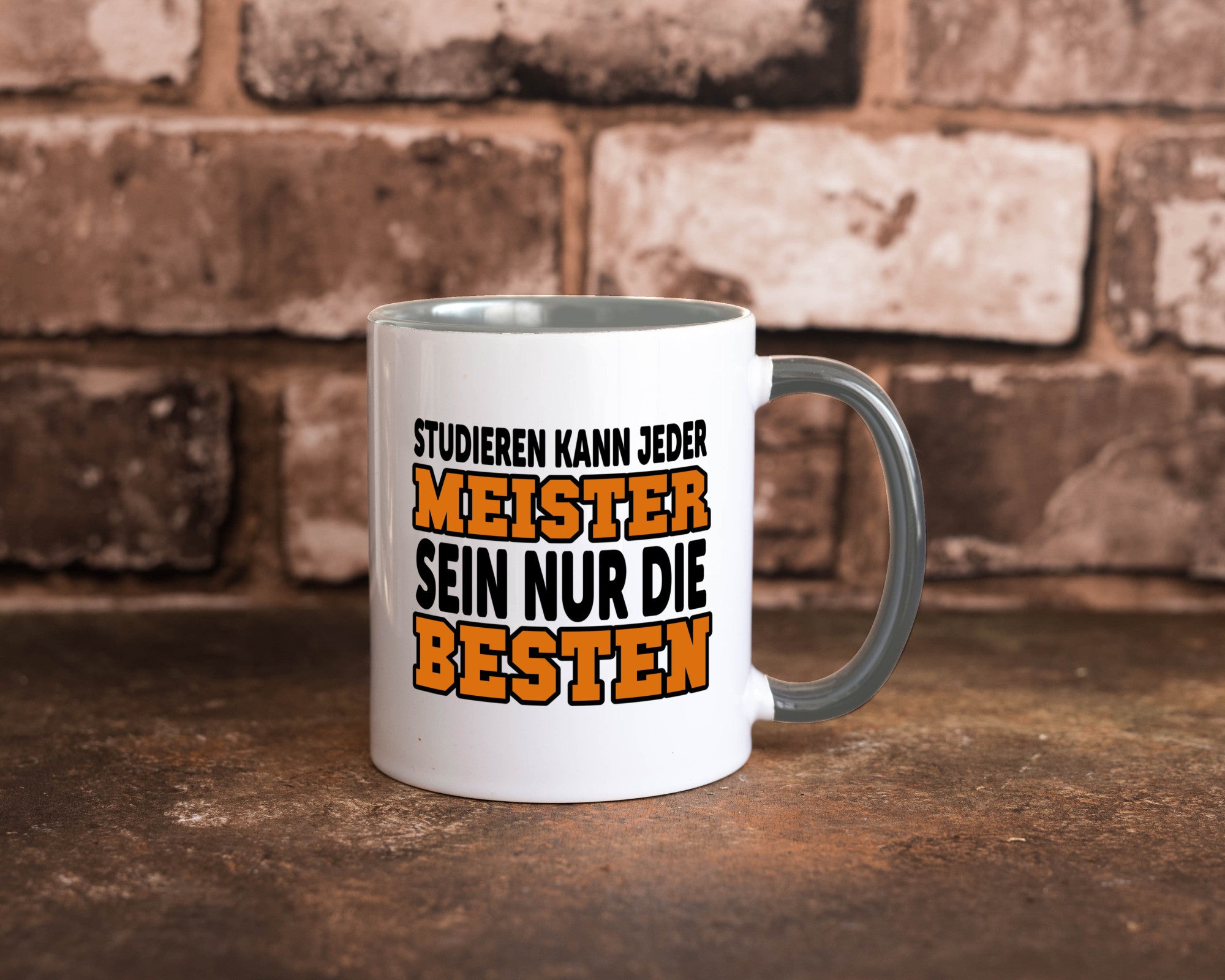 Meister | Handwerker Meisterprüfung Berufsabschluss Humor Arbeit Kollegen Büro