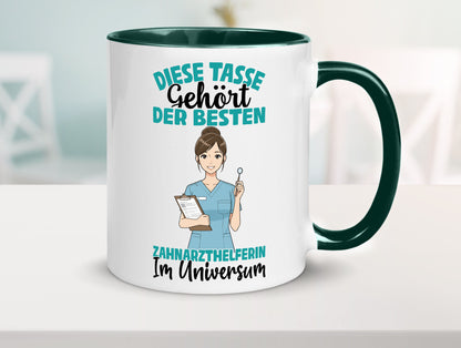 Im Universum: Zahnarzthelferin | Zahnmedizin Humor Geschenkidee Tasse